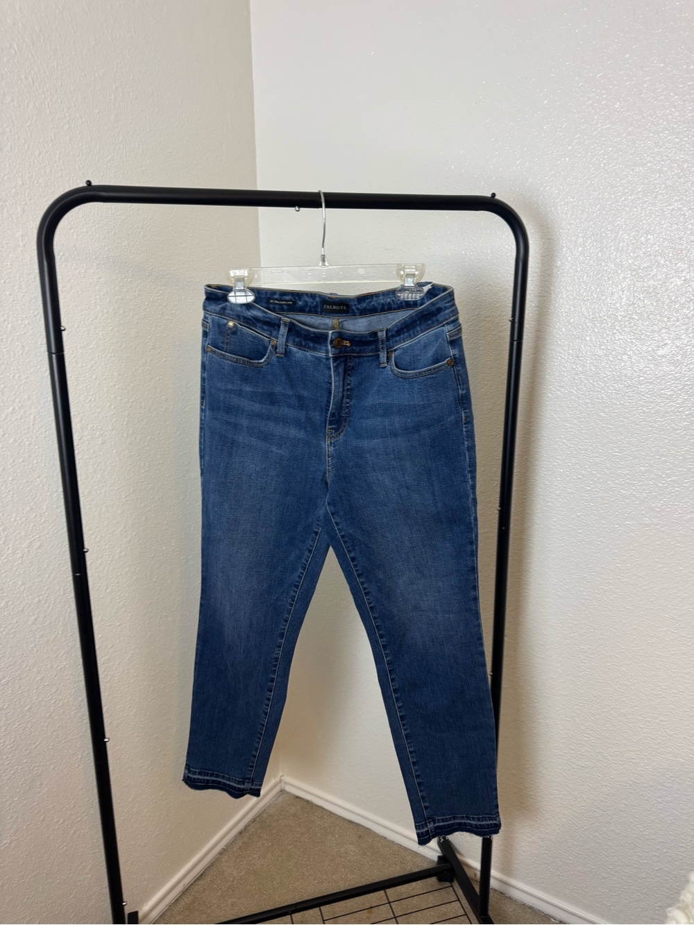 Talbots Dark Blue Cropped Skinny Jeans